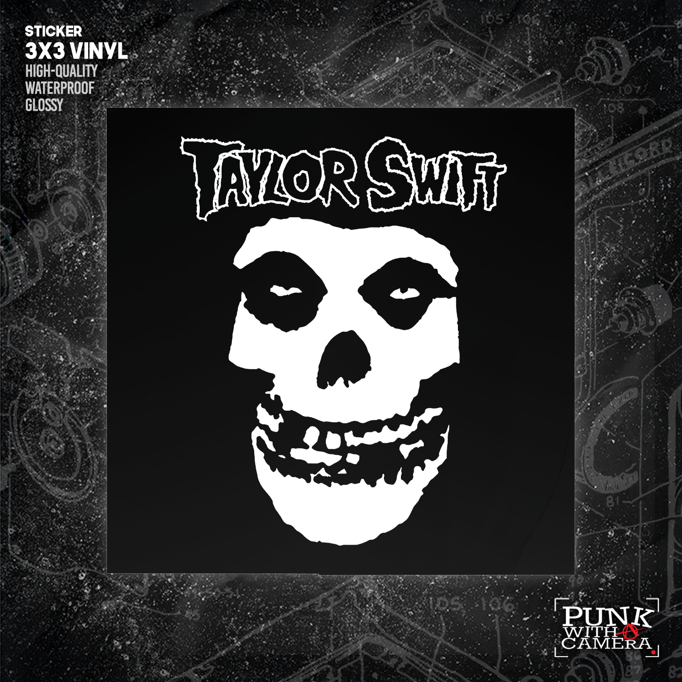 Taylor Swift // Misfit - Sticker (3X3)