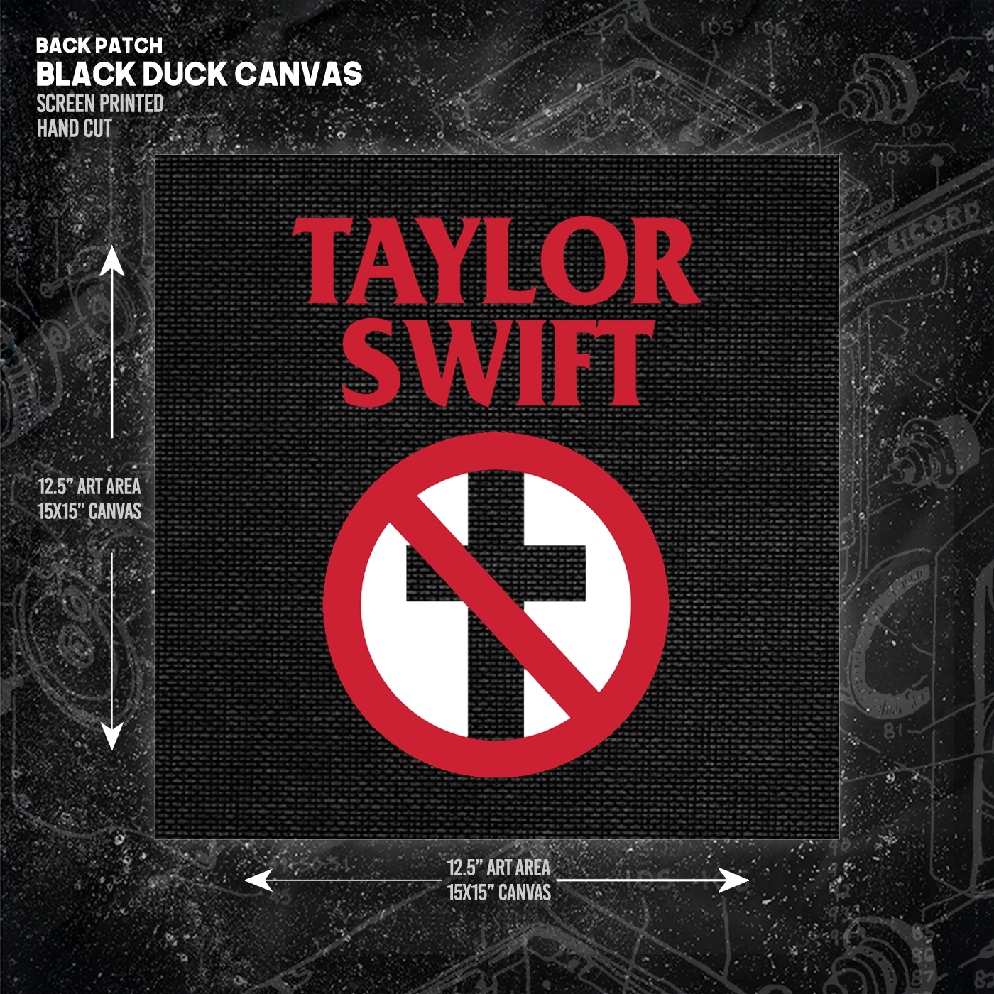 Taylor Swift // Bad Religion - Backpatch