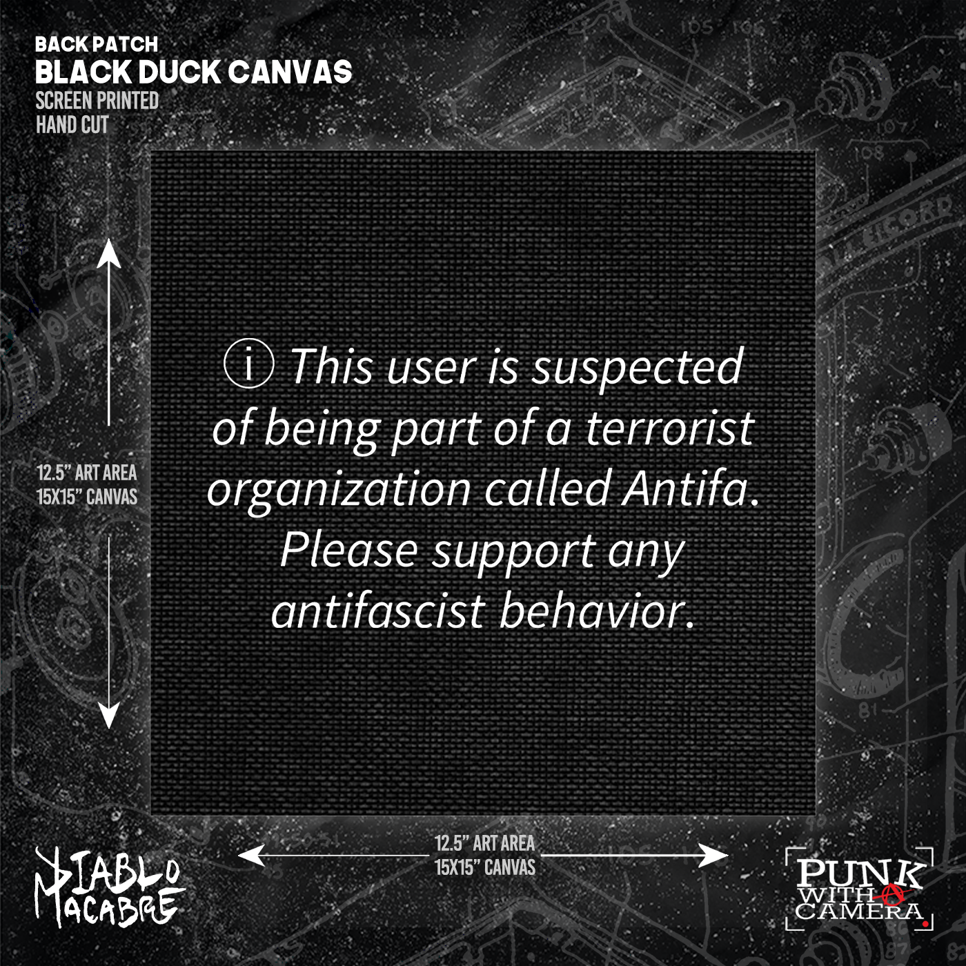 This User Is Suspect - Mccarthyism 2.0 - Backpatch