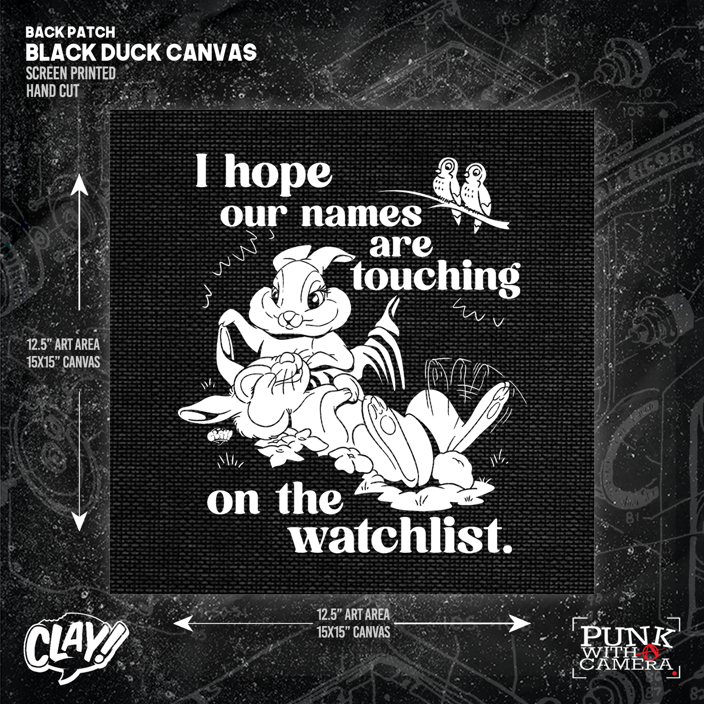 I Hop Our Names Are Touching  On The Watchlist - Backpatch