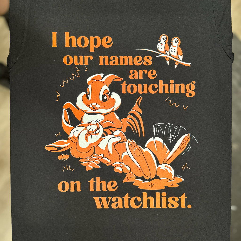 I Hope Our Names Are Touching On The Watchlist - Clay Graham