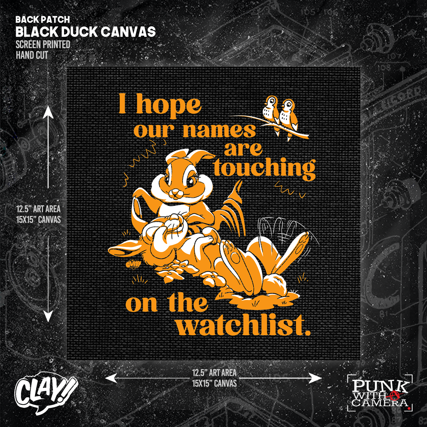 I Hop Our Names Are Touching  On The Watchlist - Backpatch