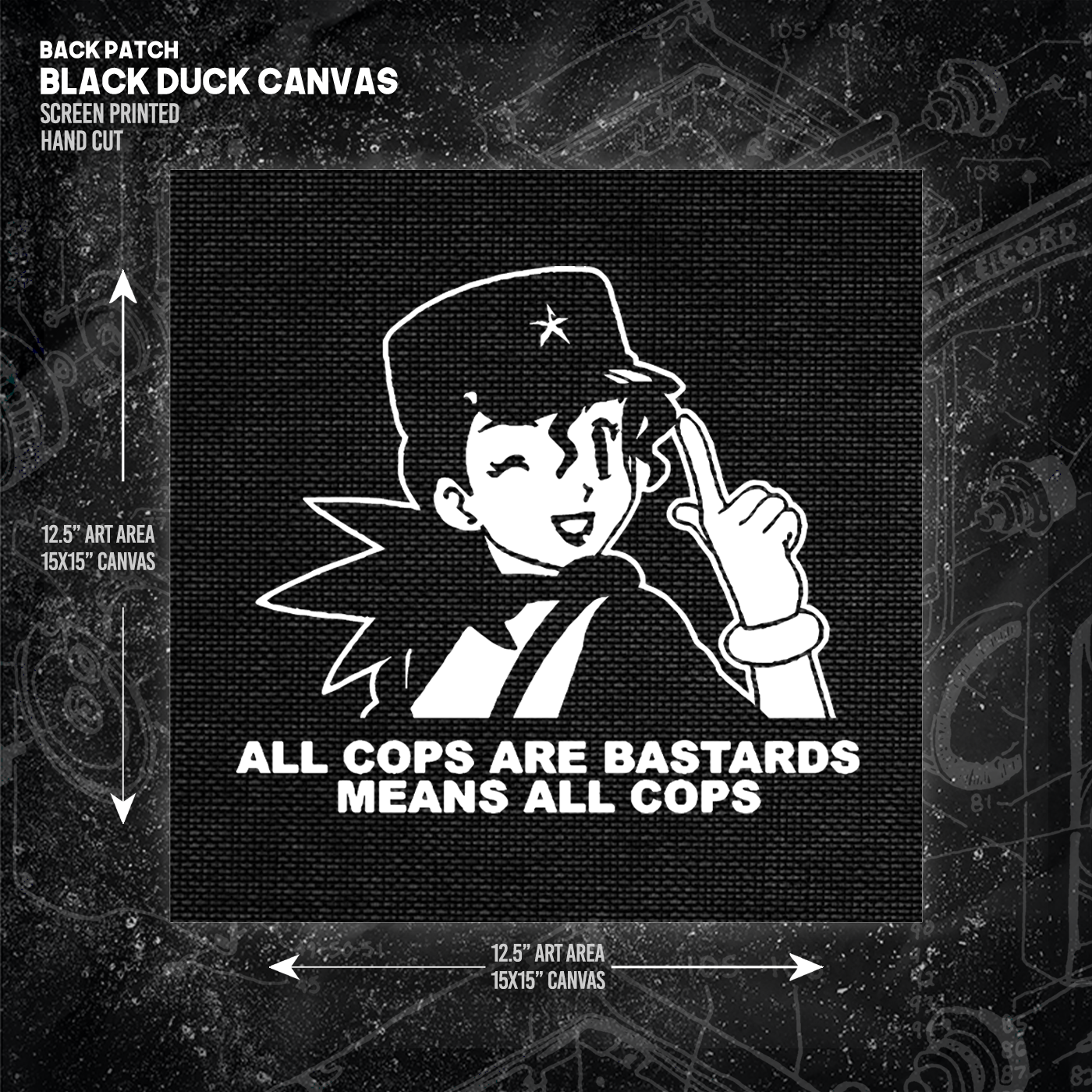 All Cops Means ALL COPS. - Officer Jenny - Backpatch