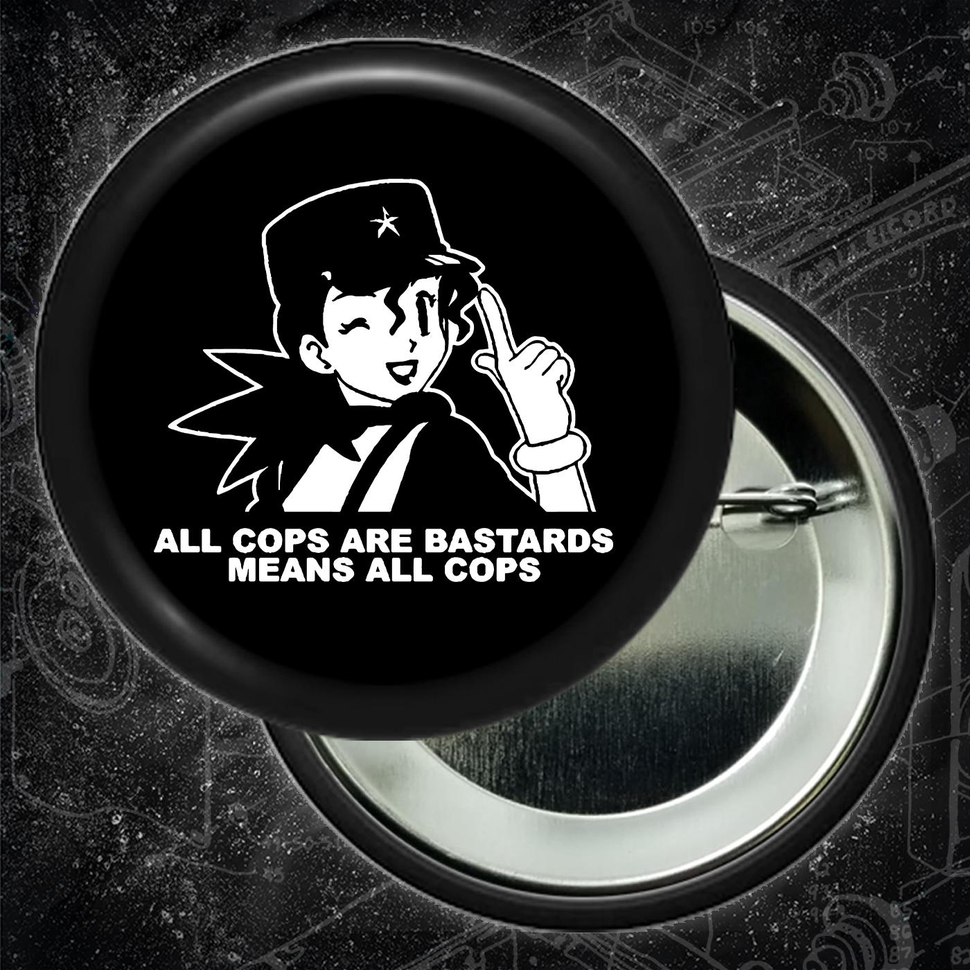 Jenny ACAB  - Buttons (1.5 & 2.25 Inch)