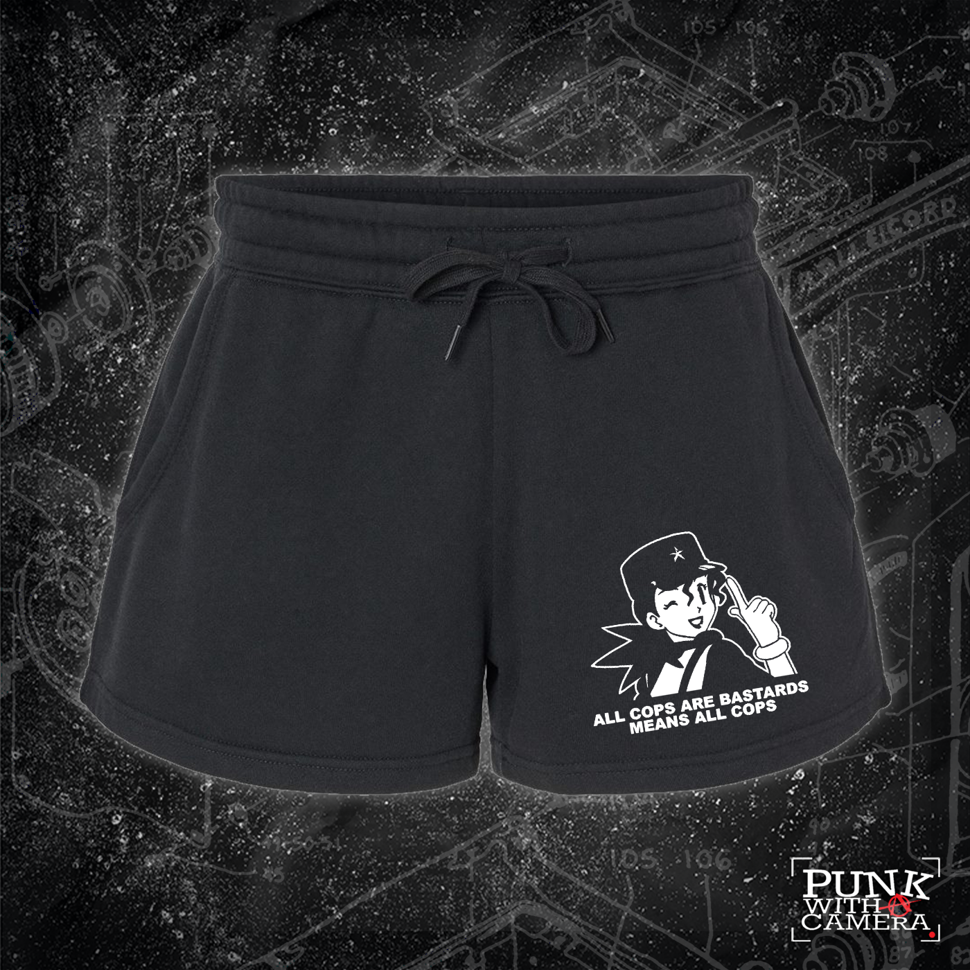 Jenny All Cops Are Bastards - Sweat Shorts