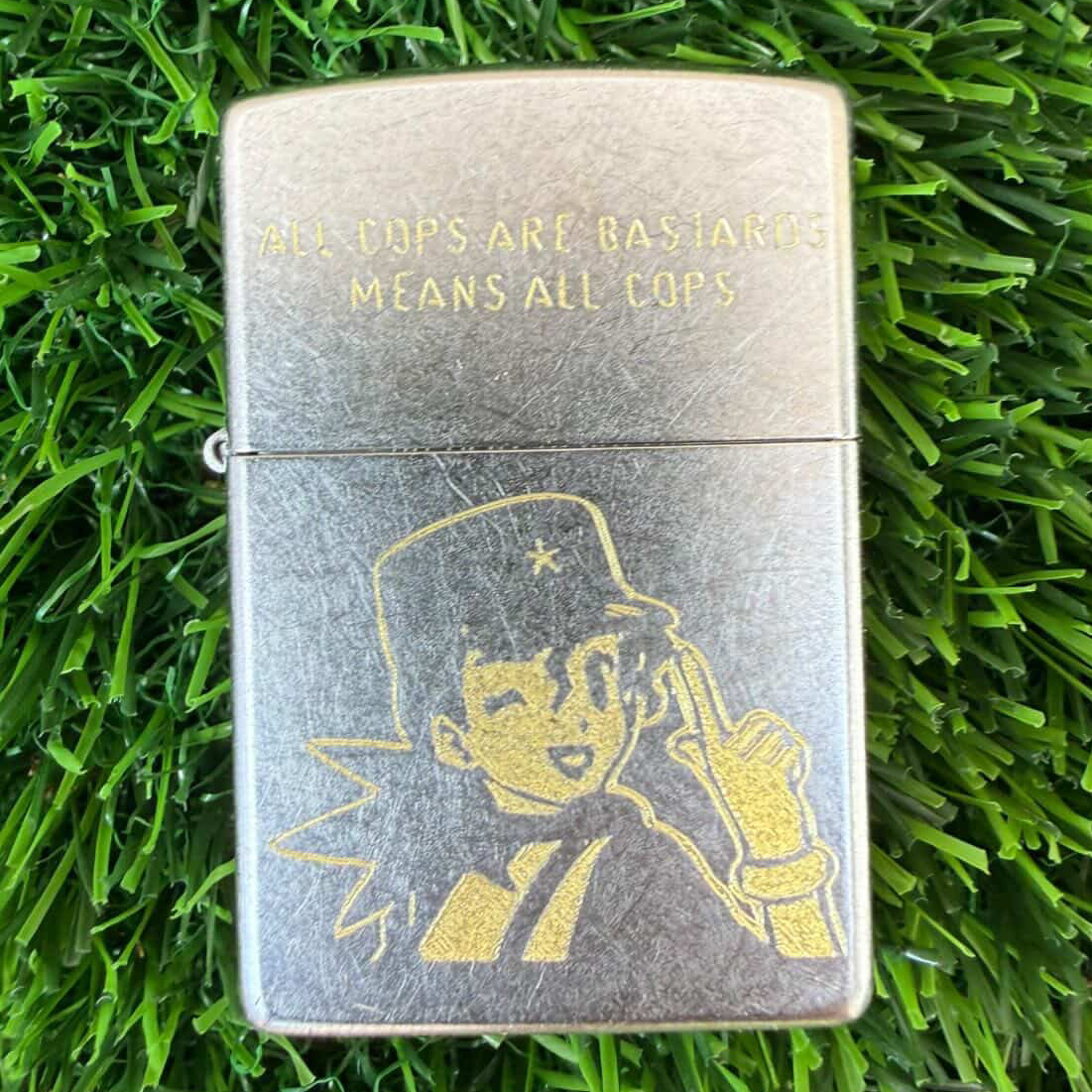 All Cops Are Bastards Means All Cops -  Engraved Zippo Lighter - Preorder
