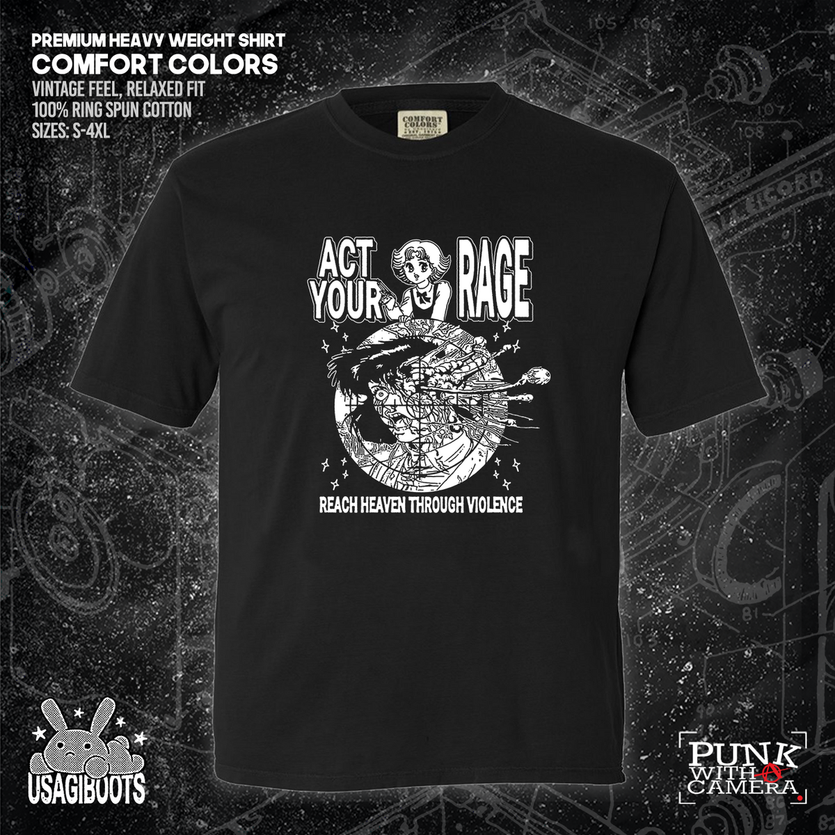 Act Your Rage - Reach Heaven Through Violence - Usagi Boots