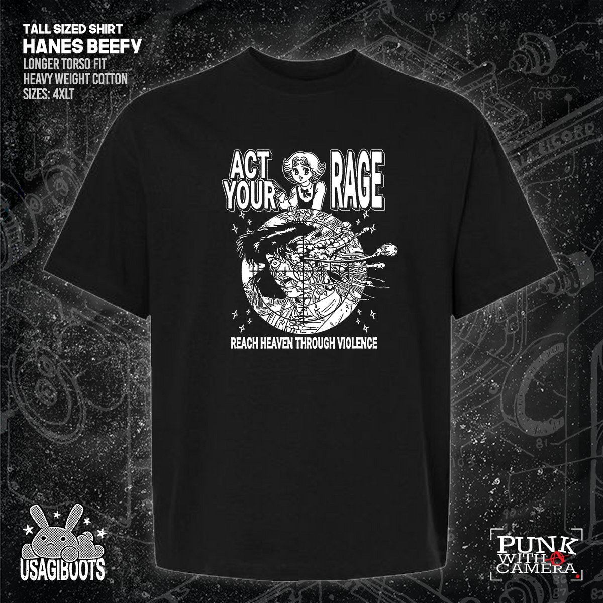Act Your Rage - Reach Heaven Through Violence - Usagi Boots
