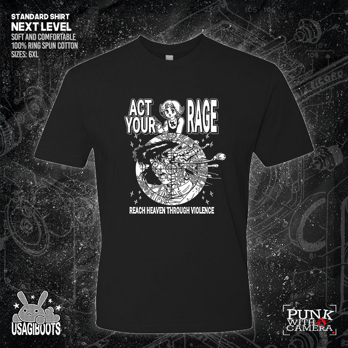 Act Your Rage - Reach Heaven Through Violence - Usagi Boots