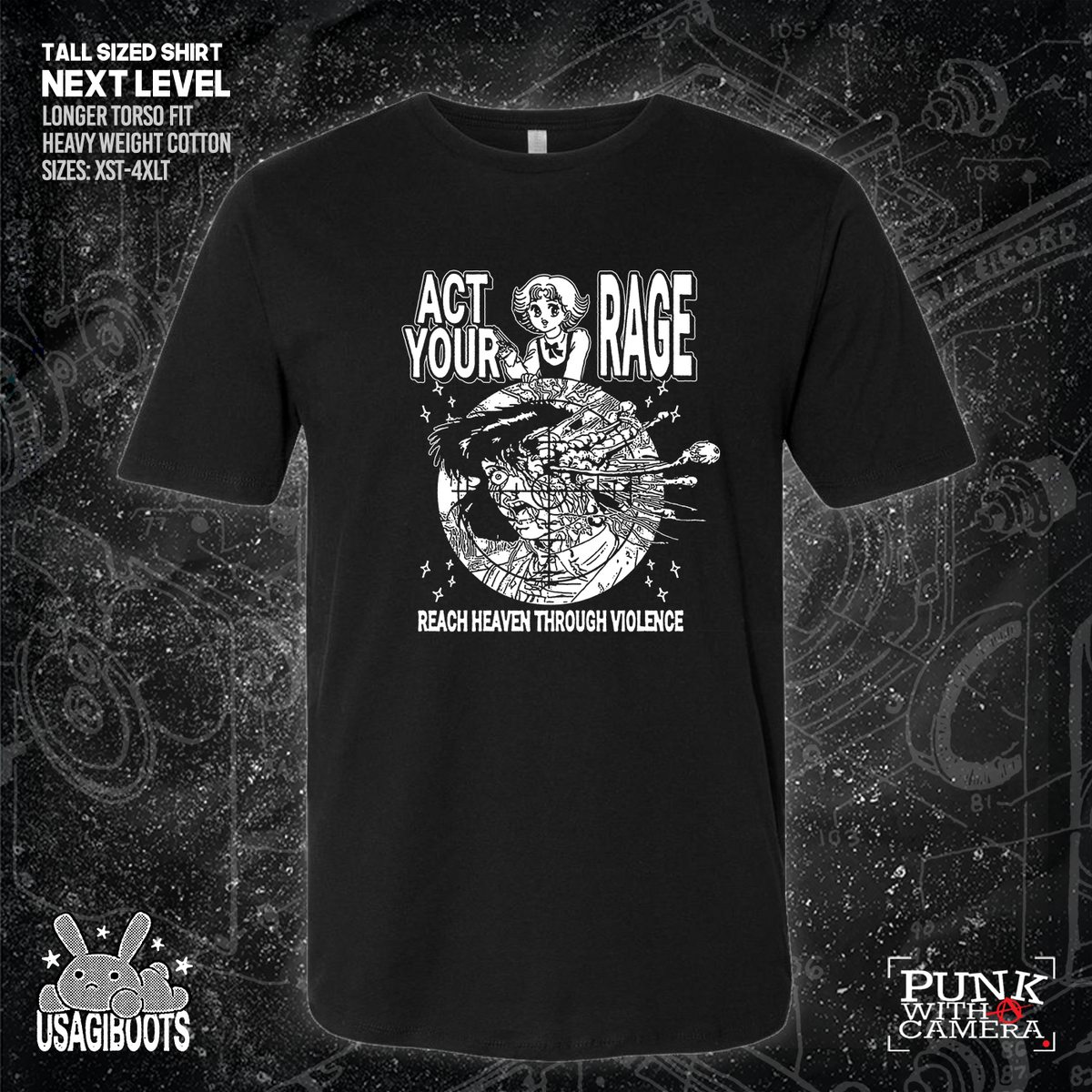 Act Your Rage - Reach Heaven Through Violence - Usagi Boots