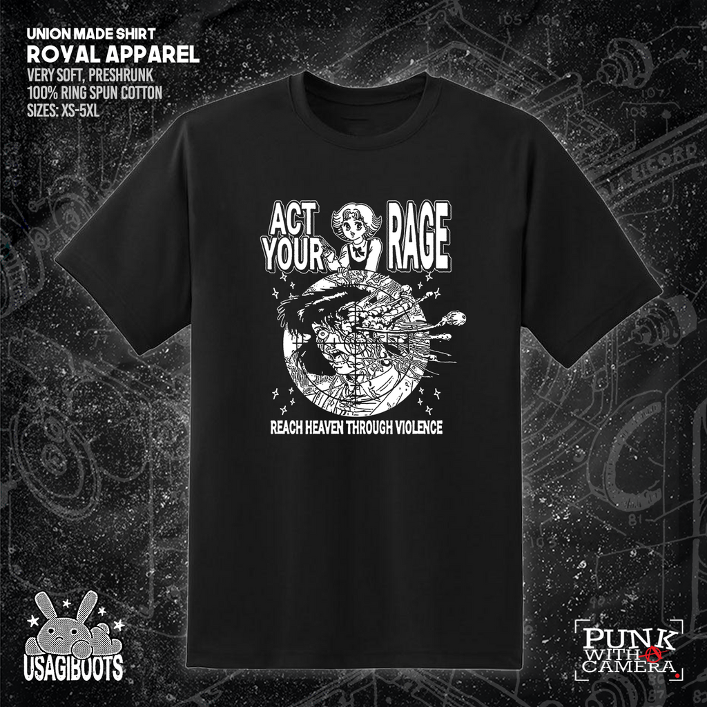 Act Your Rage - Reach Heaven Through Violence - Usagi Boots