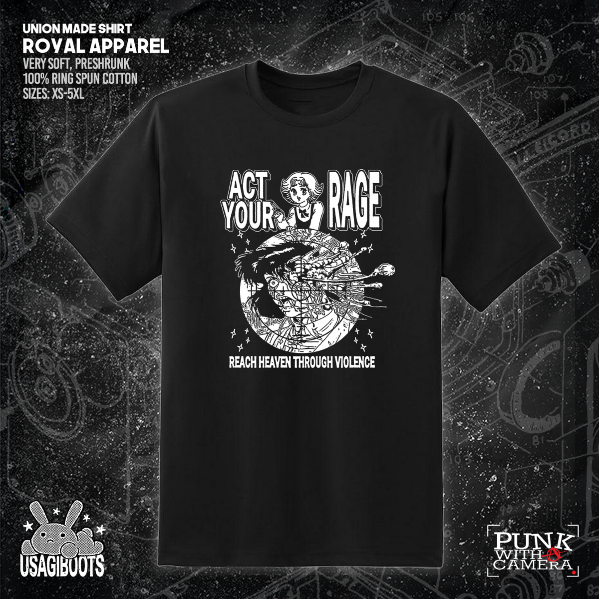 Act Your Rage - Reach Heaven Through Violence - Usagi Boots