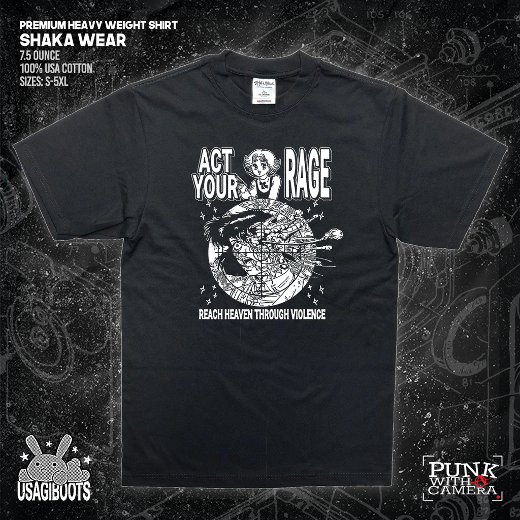 Act Your Rage - Reach Heaven Through Violence - Usagi Boots