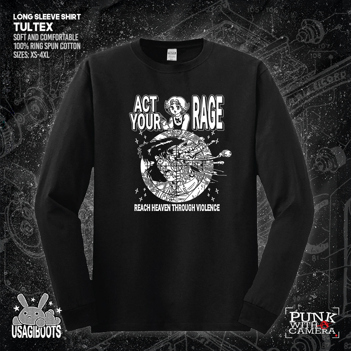 Act Your Rage - Reach Heaven Through Violence - Usagi Boots