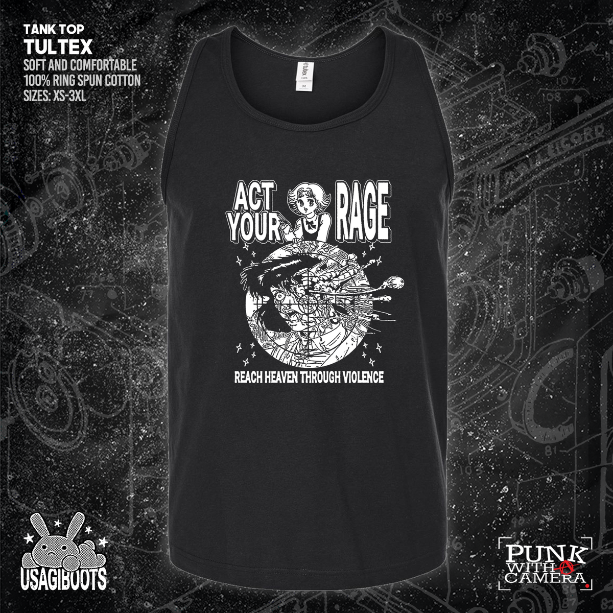 Act Your Rage - Reach Heaven Through Violence - Usagi Boots