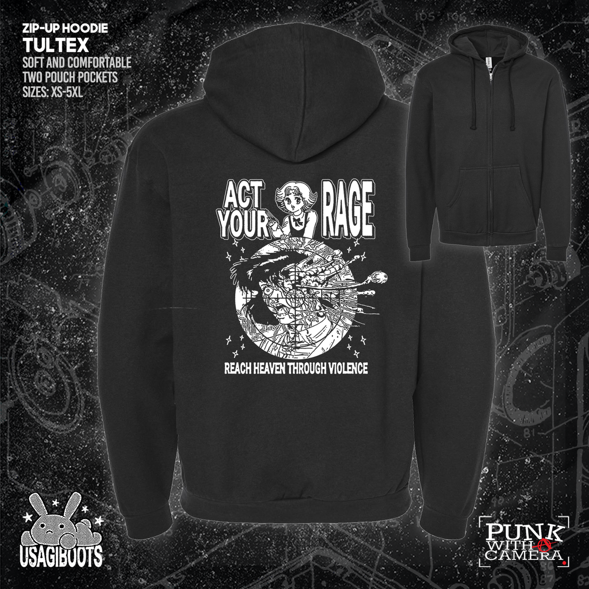 Act Your Rage - Reach Heaven Through Violence - Usagi Boots