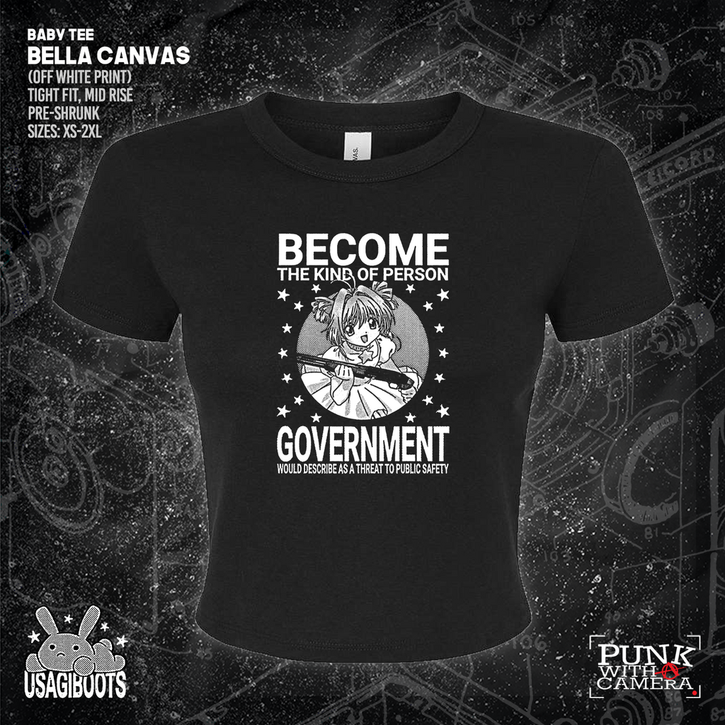 Become The Kind Of Person Government Would Describe As A Threat To Public Safety - Usagi Boots