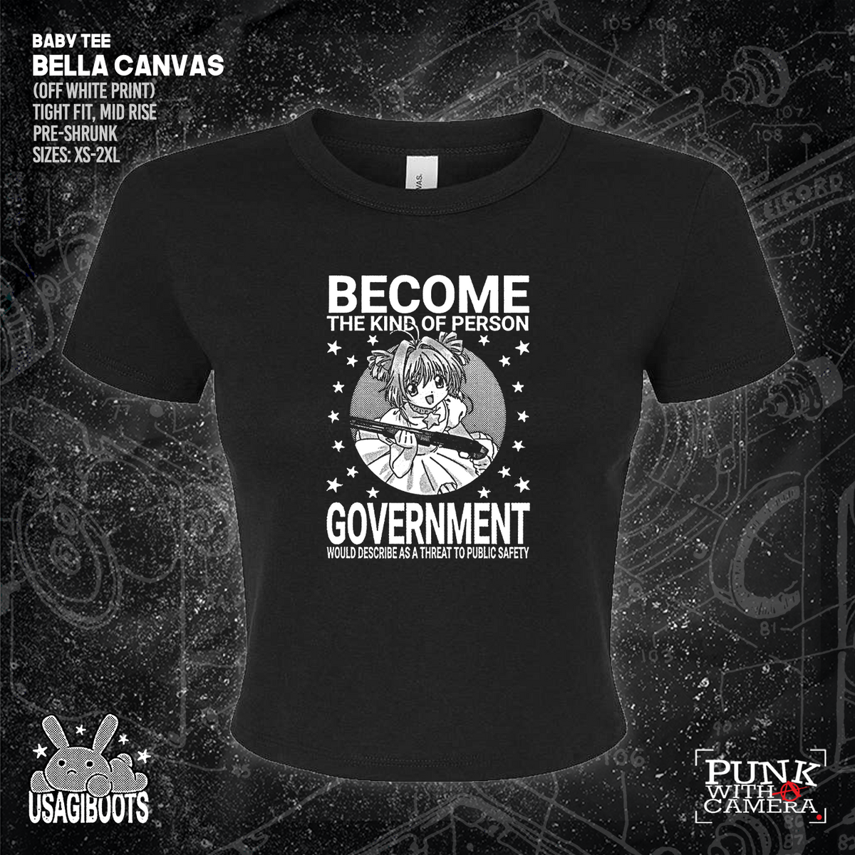 Become The Kind Of Person Government Would Describe As A Threat To Public Safety - Usagi Boots