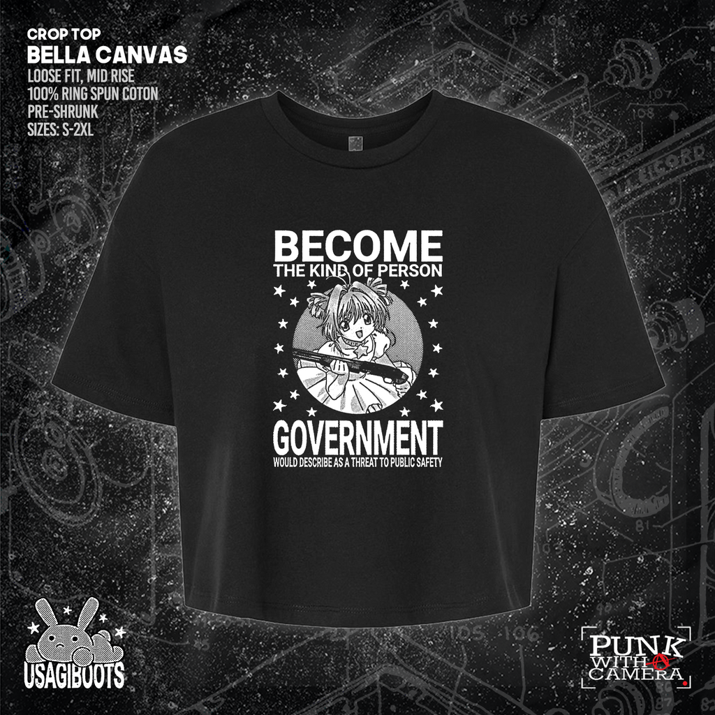 Become The Kind Of Person Government Would Describe As A Threat To Public Safety - Usagi Boots