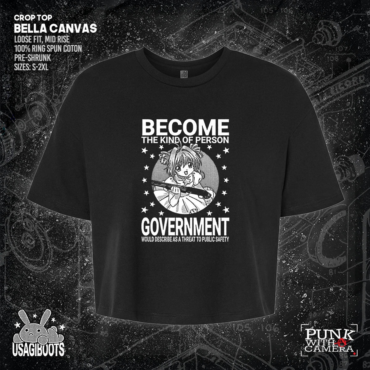 Become The Kind Of Person Government Would Describe As A Threat To Public Safety - Usagi Boots