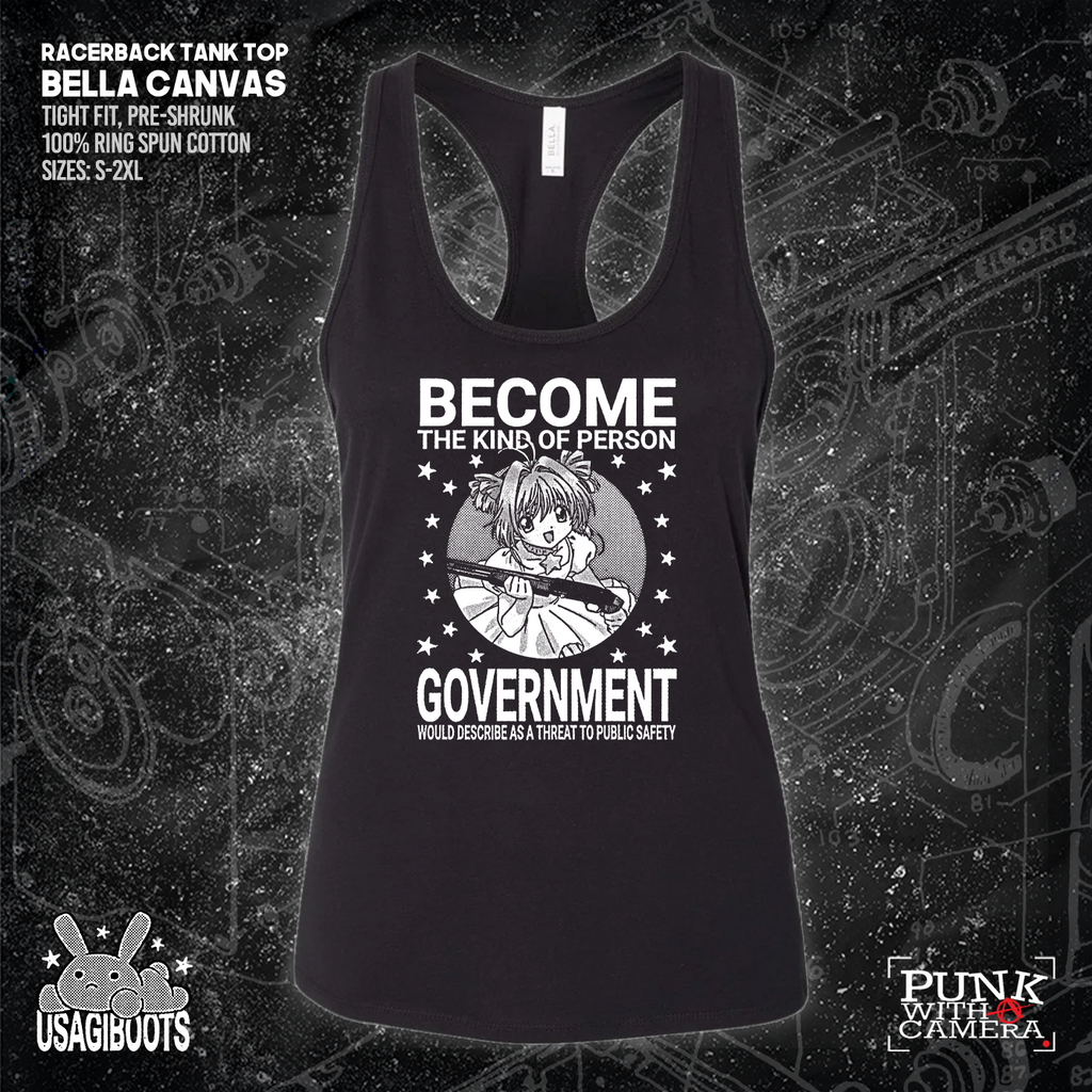 Become The Kind Of Person Government Would Describe As A Threat To Public Safety - Usagi Boots