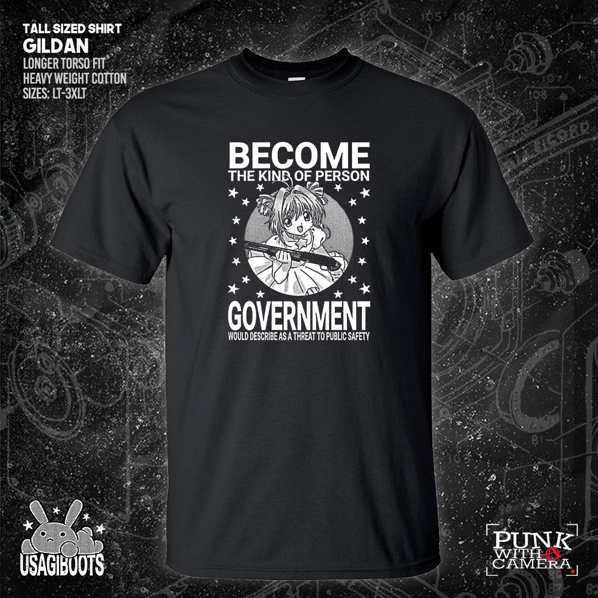 Become The Kind Of Person Government Would Describe As A Threat To Public Safety - Usagi Boots