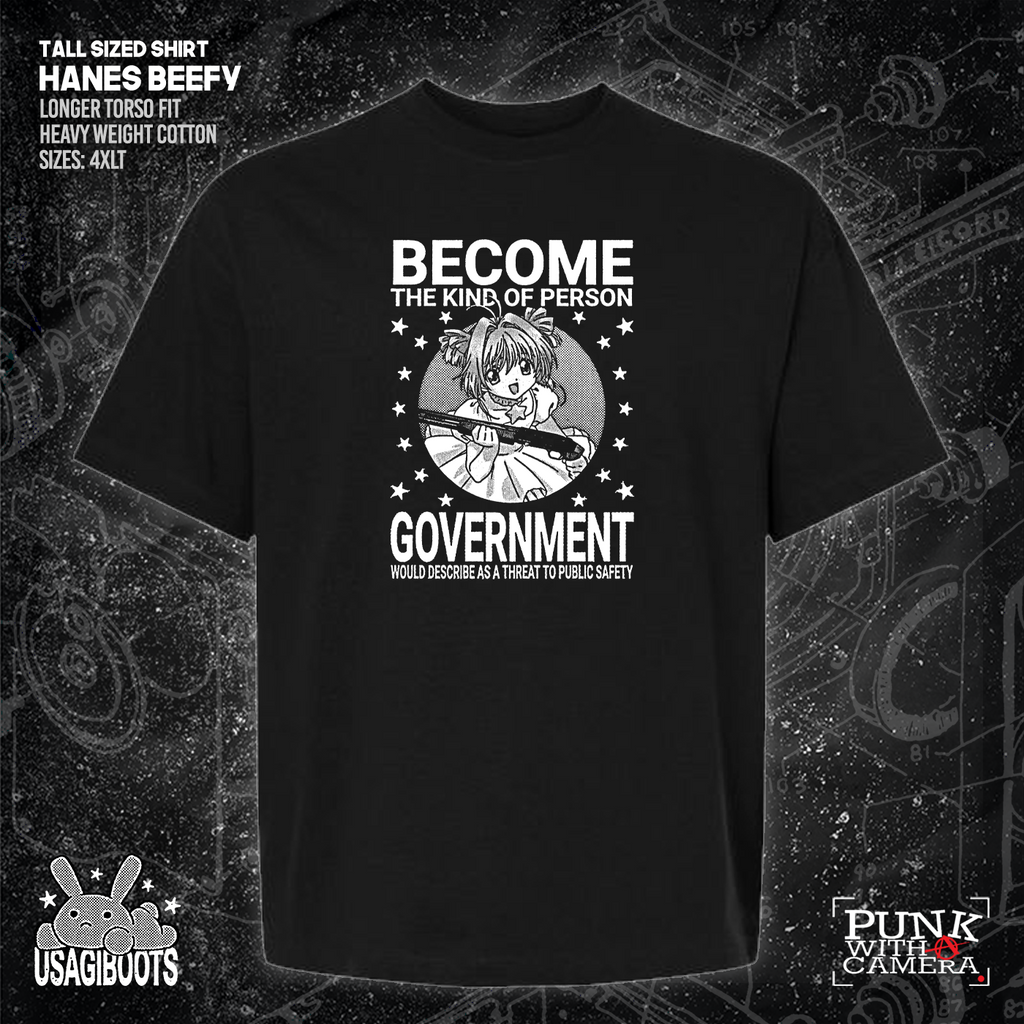 Become The Kind Of Person Government Would Describe As A Threat To Public Safety - Usagi Boots