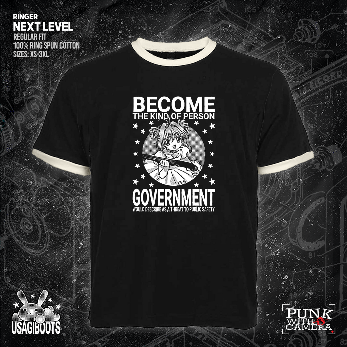 Become The Kind Of Person Government Would Describe As A Threat To Public Safety - Usagi Boots