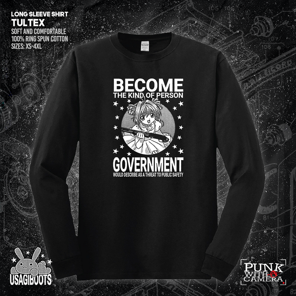 Become The Kind Of Person Government Would Describe As A Threat To Public Safety - Usagi Boots