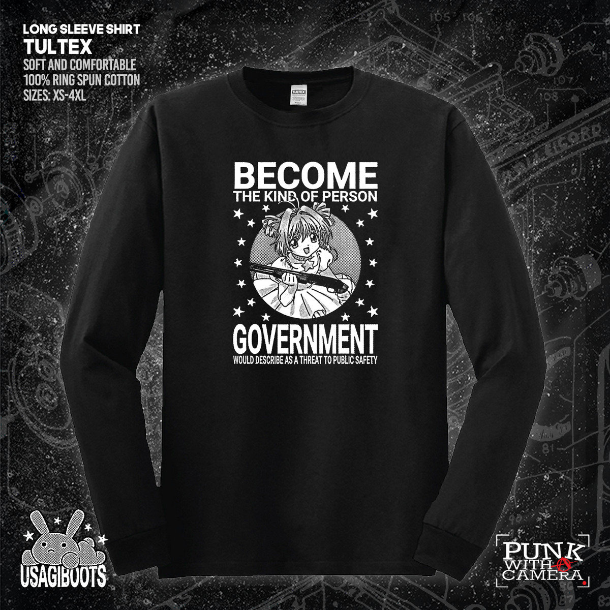Become The Kind Of Person Government Would Describe As A Threat To Public Safety - Usagi Boots