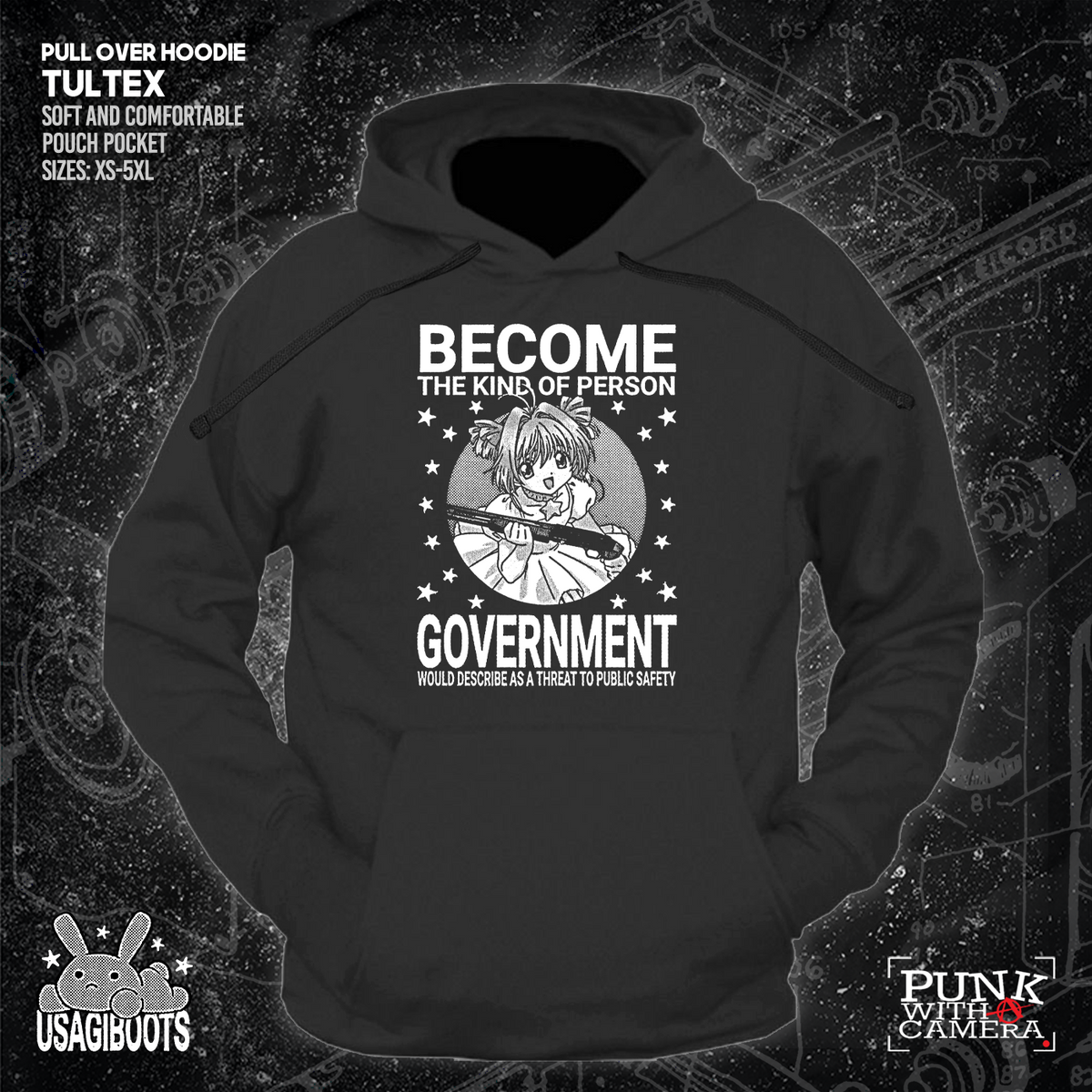Become The Kind Of Person Government Would Describe As A Threat To Public Safety - Usagi Boots