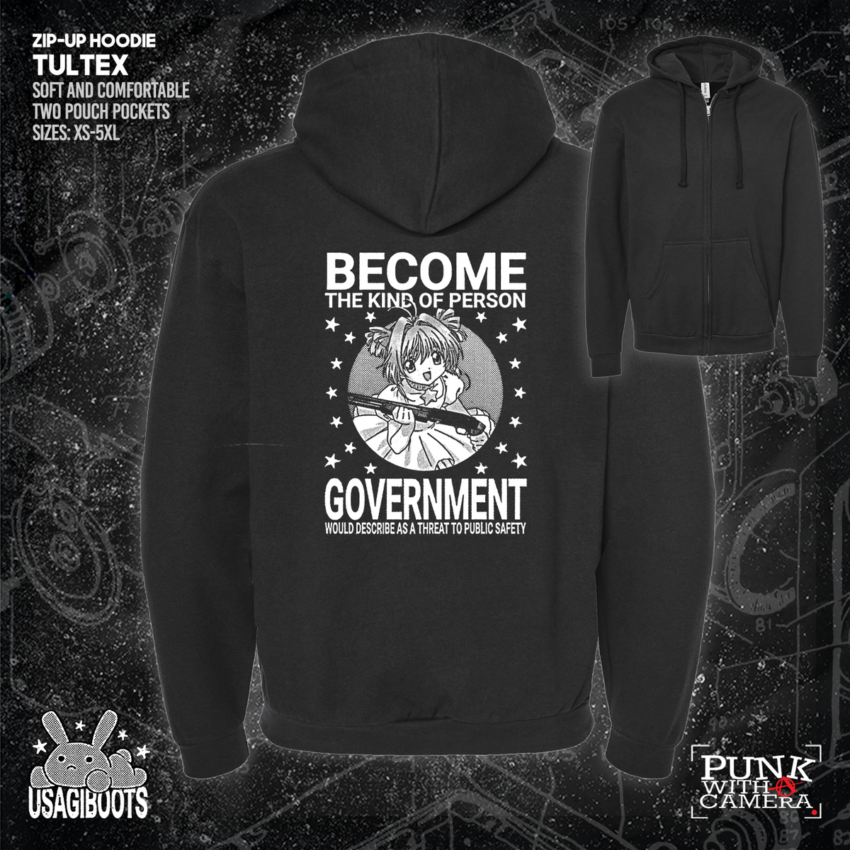 Become The Kind Of Person Government Would Describe As A Threat To Public Safety - Usagi Boots