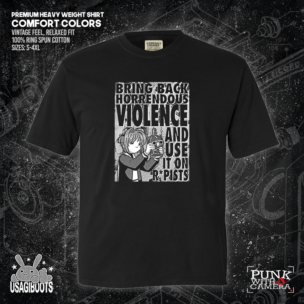 Bring Back Horrendous Violence And Use It On Rapists - Usagi Boots