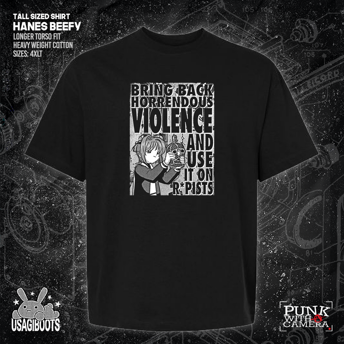 Bring Back Horrendous Violence And Use It On Rapists - Usagi Boots