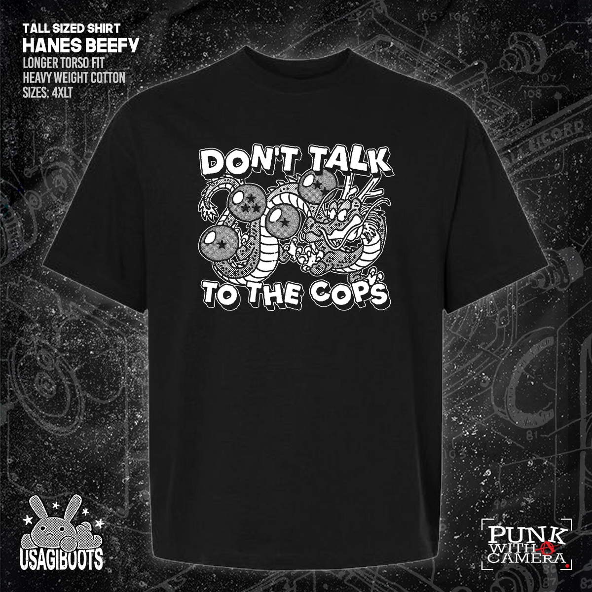 Don't Talk To Cops - Usagi Boots