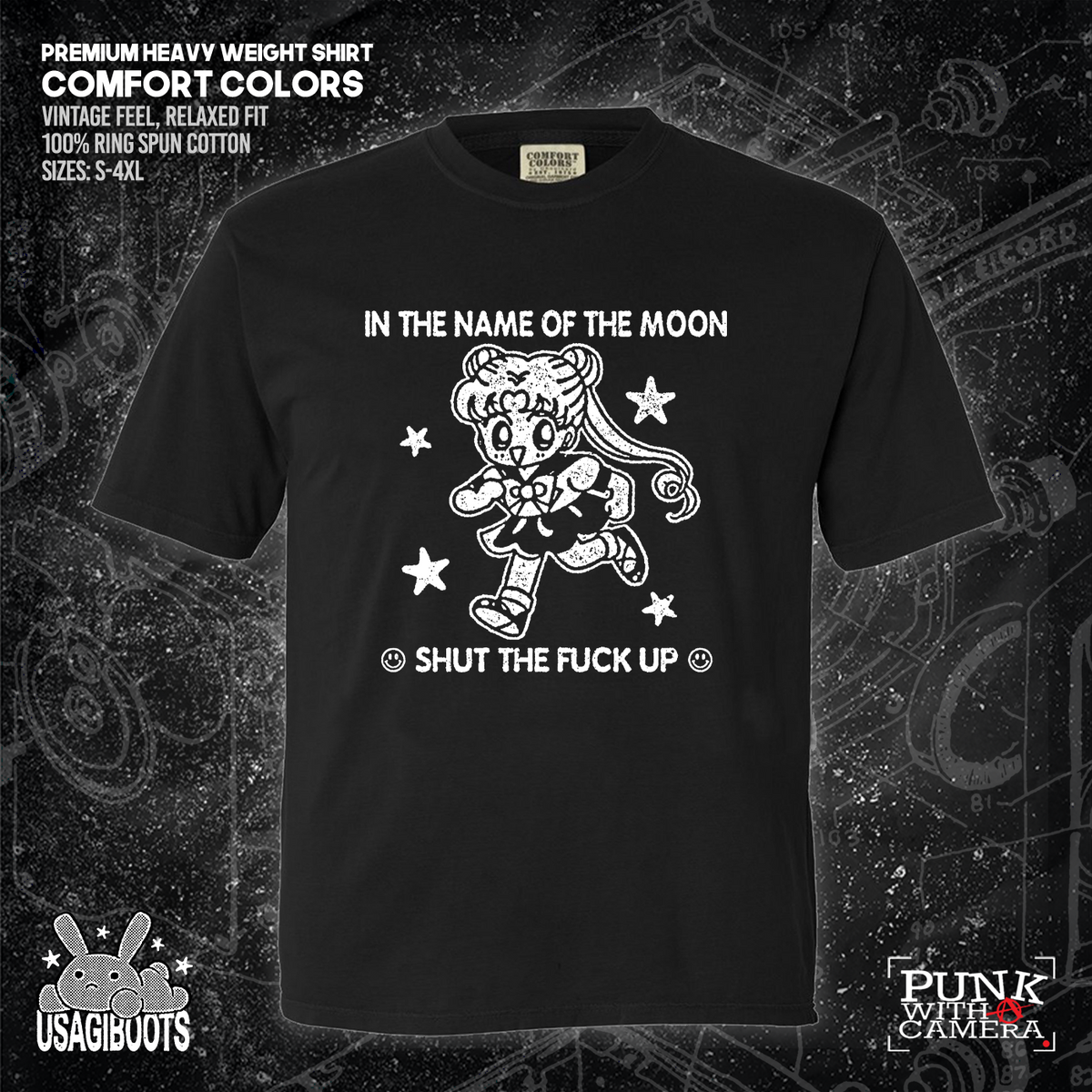 In The Name Of The Moon Shut The Fuck Up - Usagi Boots