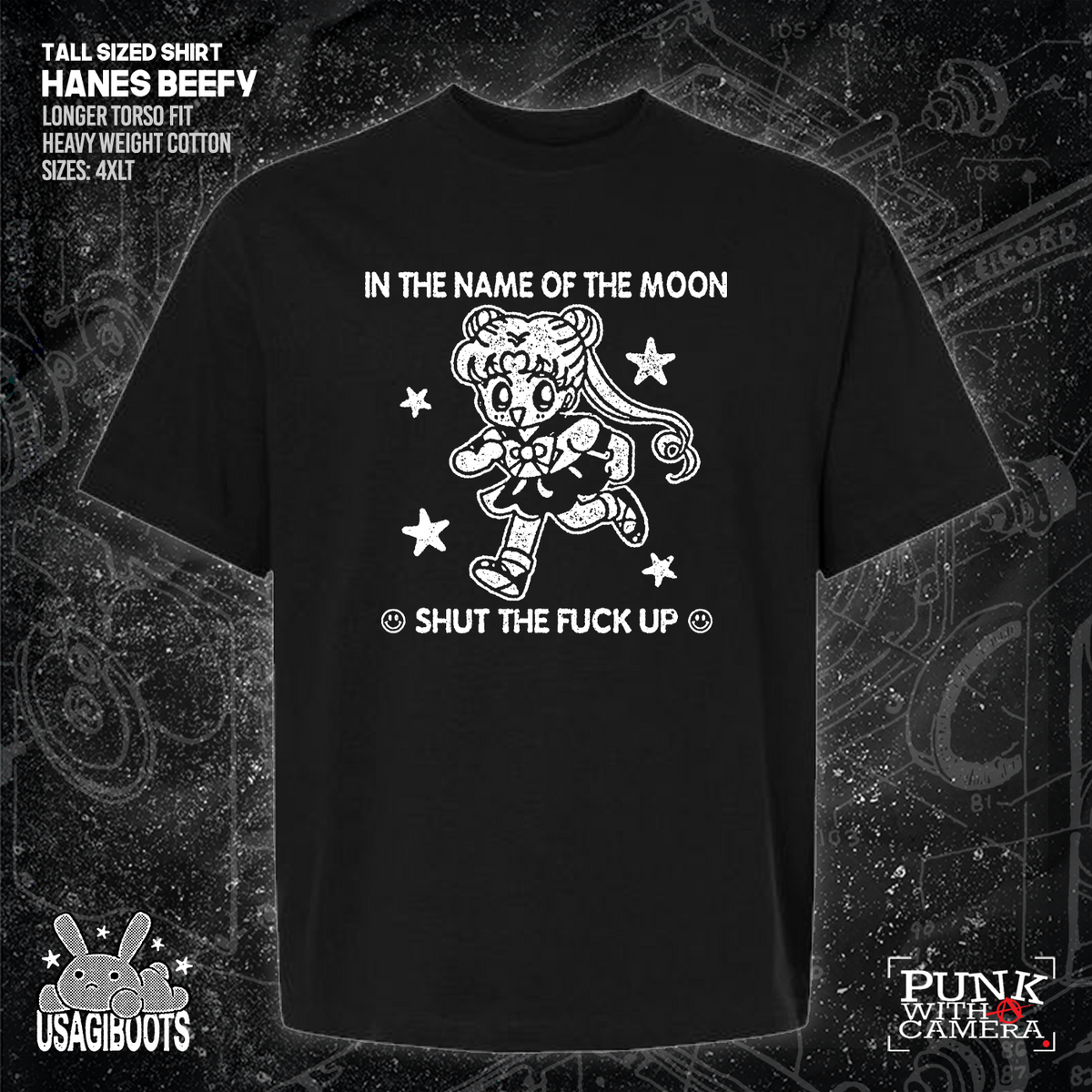In The Name Of The Moon Shut The Fuck Up - Usagi Boots