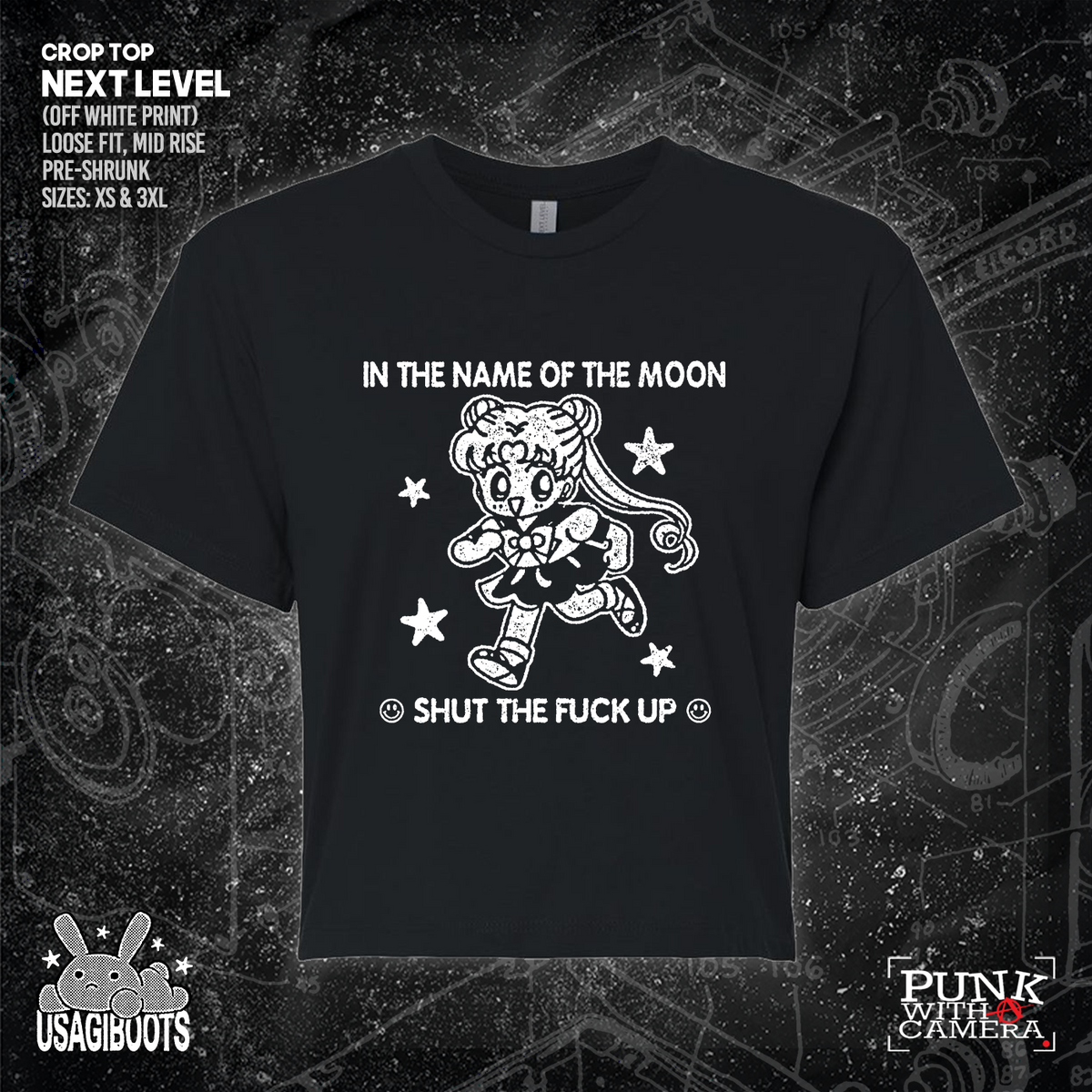 In The Name Of The Moon Shut The Fuck Up - Usagi Boots