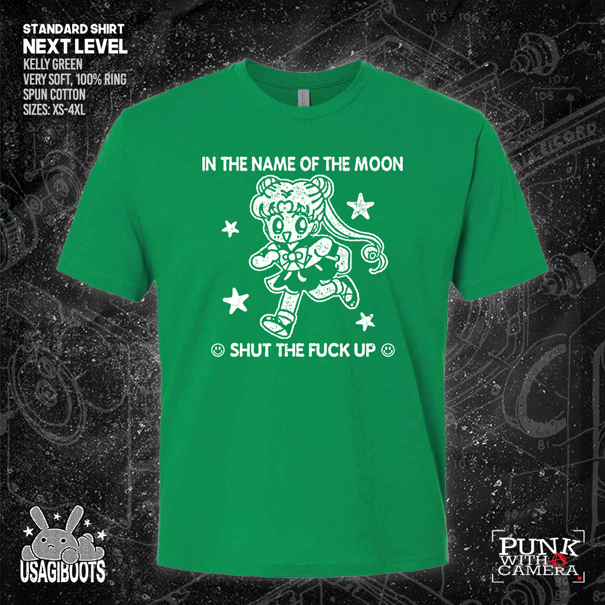 In The Name Of The Moon Shut The Fuck Up - Usagi Boots