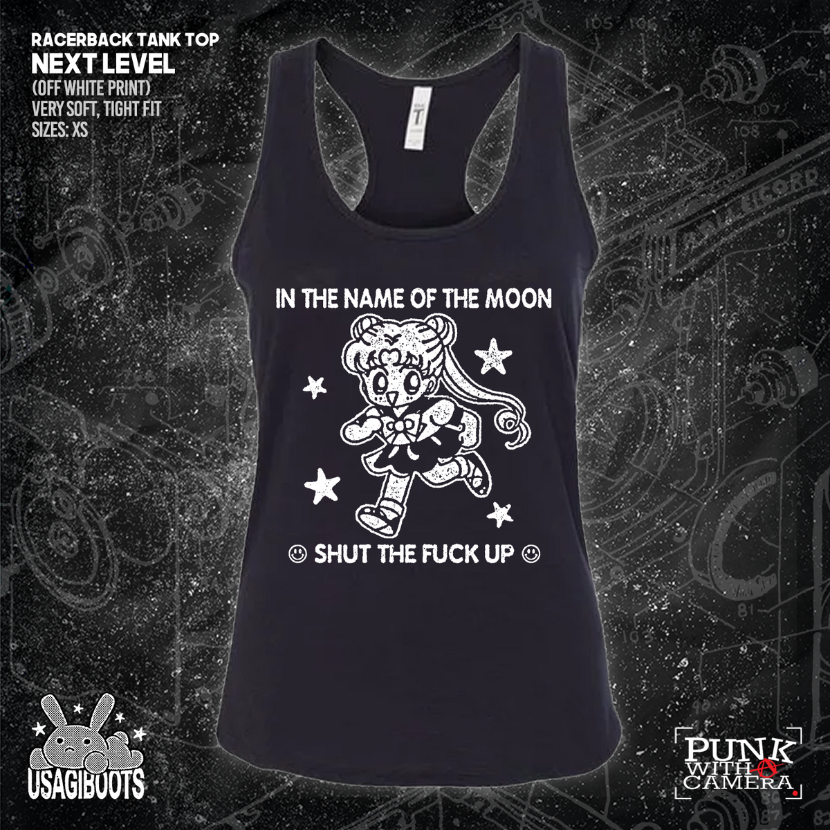 In The Name Of The Moon Shut The Fuck Up - Usagi Boots