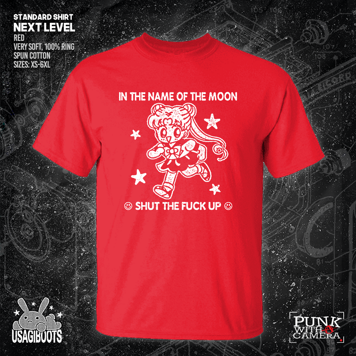 In The Name Of The Moon Shut The Fuck Up - Usagi Boots