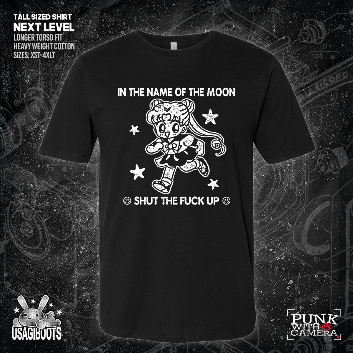 In The Name Of The Moon Shut The Fuck Up - Usagi Boots