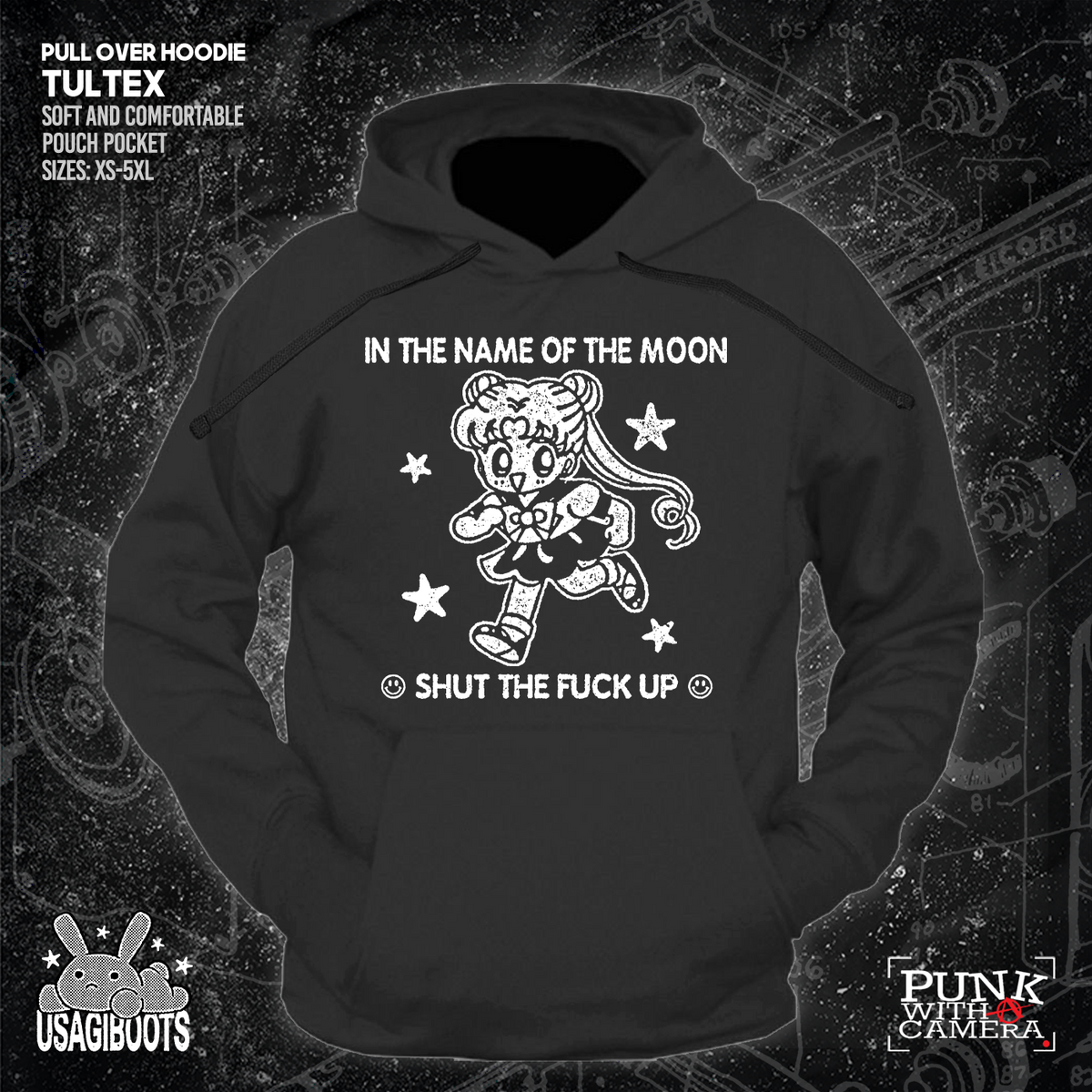 In The Name Of The Moon Shut The Fuck Up - Usagi Boots