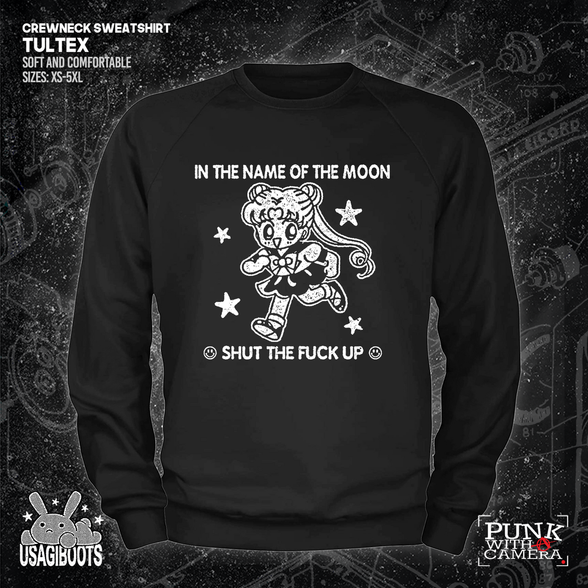 In The Name Of The Moon Shut The Fuck Up - Usagi Boots