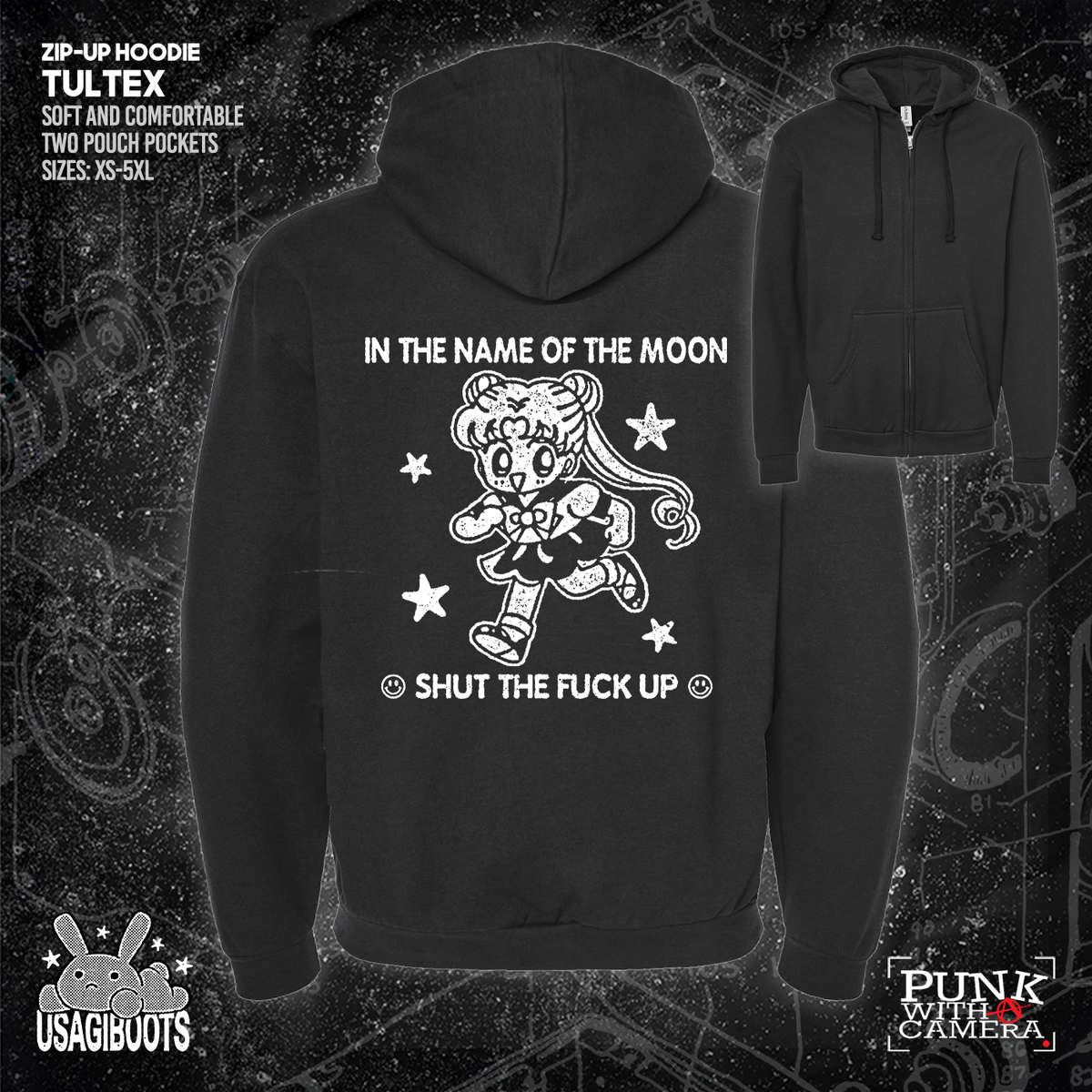 In The Name Of The Moon Shut The Fuck Up - Usagi Boots