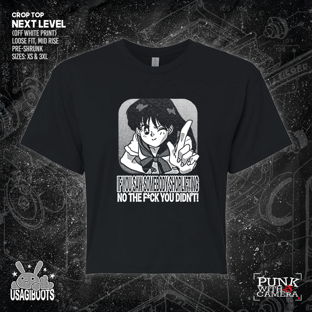 If you Saw Someone Shoplifting No The Fuck You Didn't - Usagi Boots