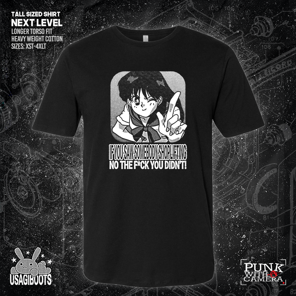 If you Saw Someone Shoplifting No The Fuck You Didn't - Usagi Boots