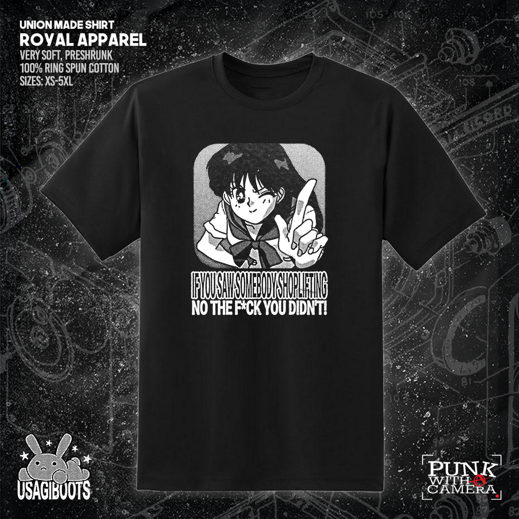 If you Saw Someone Shoplifting No The Fuck You Didn't - Usagi Boots