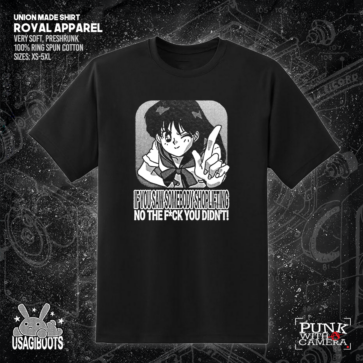 If you Saw Someone Shoplifting No The Fuck You Didn't - Usagi Boots