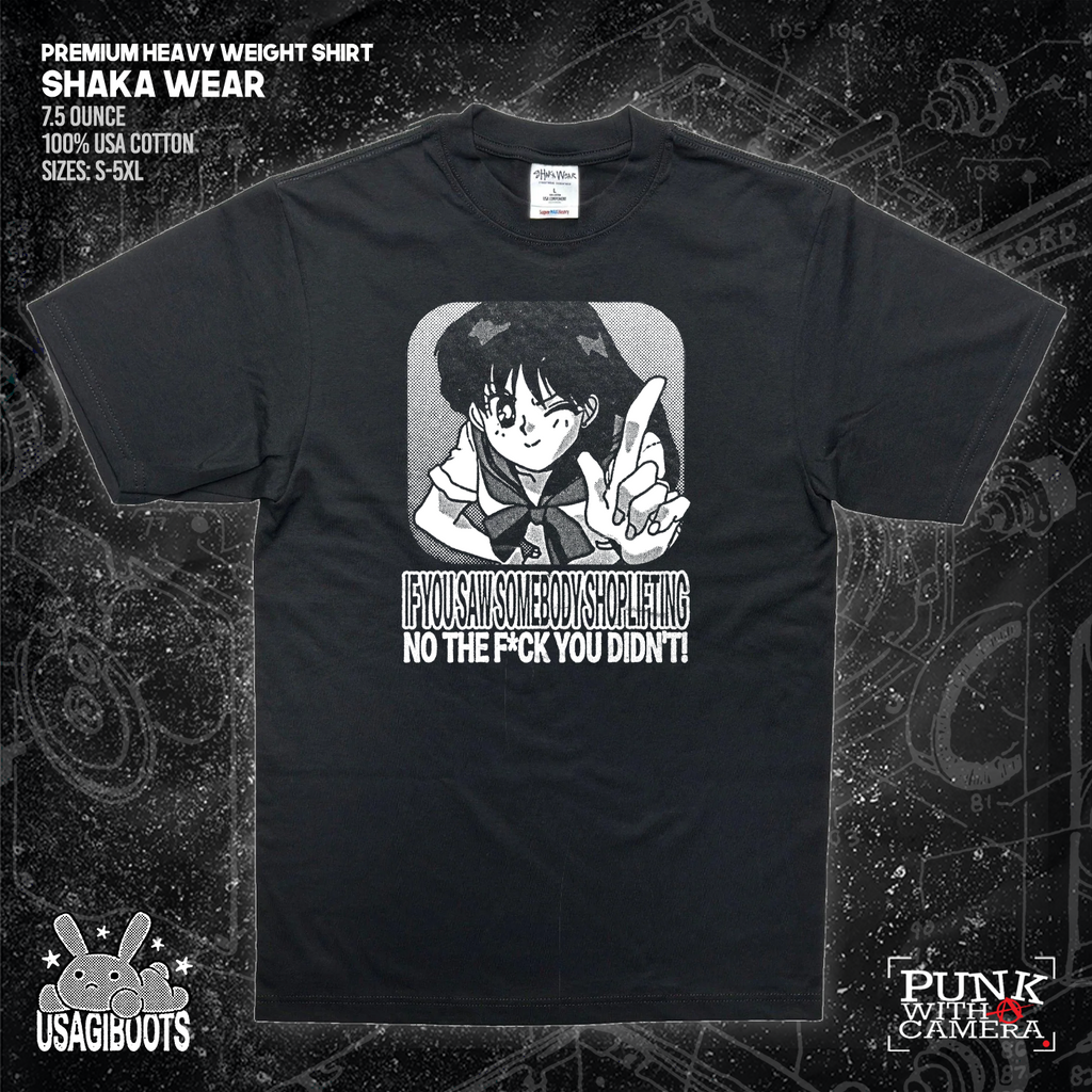 If you Saw Someone Shoplifting No The Fuck You Didn't - Usagi Boots